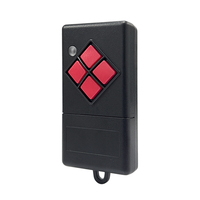 Télécommande de porte de garage à code fixe 40,685 MHz, émetteur portable avec affichage numérique LED, matériau ABS pour utilisation universelle