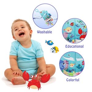 Libros <span class=keywords><strong>de</strong></span> tela para bebés <span class=keywords><strong>de</strong></span> 0 a 6 meses, libros <span class=keywords><strong>de</strong></span> tela arrugados al tacto y al tacto para juguetes sensoriales infantiles, regalos <span class=keywords><strong>de</strong></span> Navidad para bebés - Product Image 2