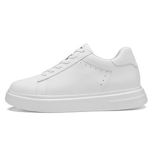 Zapatillas Elevadoras para Hombre Blancas y Negras, Zapatos de Ocio y Moda Deportiva que Aumentan la Estatura 6-10 cm - Product Image 2