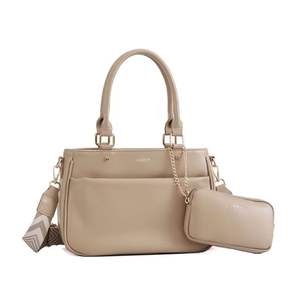 Nouveau sac à bandoulière imperméable à fermeture éclair, couleur unie, grande capacité, taille moyenne en PU pour femmes - Product Image 3