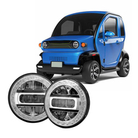 Phare de voiture rond Emark DOT 5,75 pouces à LED avec faisceau haut et bas et DRL pour véhicule électrique miniature