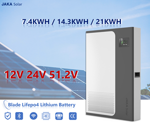 Sistema de Almacenamiento de Energía Solar JAKA Ultradelgado de Estado Sólido con Paneles Solares, Batería de Litio de 48V y Cargadores - Product Image 2