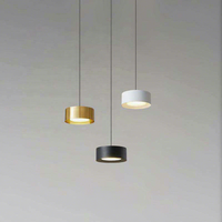 Lustre simple en fer, lampe suspendue de chevet, hauteur réglable, pour la chambre à coucher ou le salon