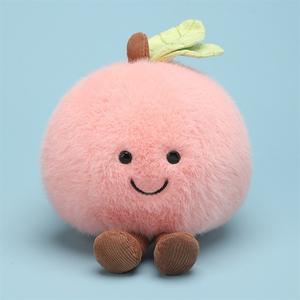 Amusant Fruit Pacifiant Poupée Étoile Mignon Ours Jouet Super Doux En Peluche PP Coton Remplissage Fruit Forme Cerise Simulé Oreiller En Peluche Jouet - Product Image 5