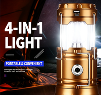 Lanterne de camping solaire avec port de charge USB, lampe suspendue étanche pour l'extérieur, idéale pour la randonnée, les marchés nocturnes et la rue