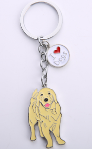 Una <span class=keywords><strong>serie</strong></span> personalizzata di badge in metallo con portachiavi in metallo A tema cane - Product Image 6