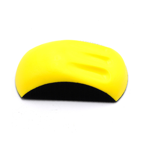 5 polegadas PU espuma mão lixar bloco gancho e laço mouse lixar pad - Product Image 2