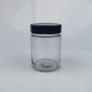 Vente en gros de pots en verre à large ouverture ronds transparents pour mousse et confiture, 100 ml, 150 ml, 280 ml, 380 ml, 500 ml - Product Image 5