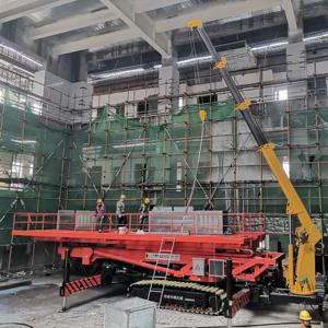 Grúa Hidráulica Eléctrica Roja Montada en Camión con Motor, Capacidad de 4-20T y Altura de Elevación de 48m para Construcción - Product Image 5