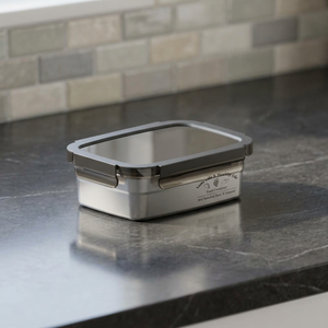 304 Stainless Steel Large Capacity Heatable Food <b>Storage</b> <b>Container</b> Airtight Leakproof Lid BPA Free Dishwasher Safe <b>Stackable</b> Set - Product Image 1