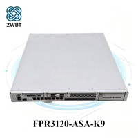 Cisco FPR3120-ASA-K9 安全防火墙 3120 8x GE RJ45 8x 10G SFP+ 高吞吐量 ASA 软件 1U 机架式 VPN 防火墙