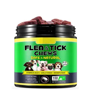 Wholesale Flea and Tick Prevention Chews For Dogs Chewable Dog Flea & Tick Chews for All Breeds and Ages Dogs