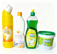 Étiquette autocollante en PVC PP imperméable imprimée sur mesure pour l'emballage de détergent, de savon liquide pour le linge