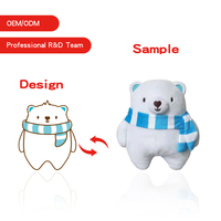 Joli jouet personnalisé de haute qualité en peluche doux 20cm Animal en peluche en peluche pour les enfants