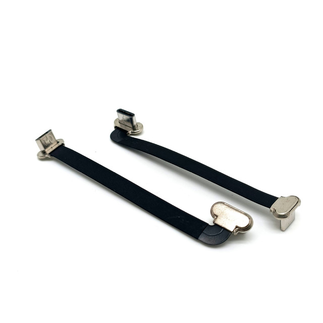 90 Degree Ribbon cable angle micro usb type c Flexible row cable micro usb fpc cable