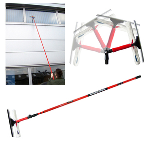 Spruzzatore a getto d'acqua multiuso per spruzzatore per tubo flessibile con bacchetta per auto in schiuma di cannone con schiuma spazzola per lavaggio per scopa spruzzatore d'acqua pistola per lavaggio auto - Product Image 5