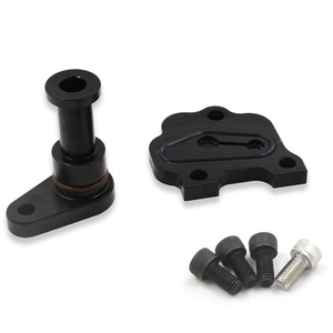 Plaque combinée de billette VTEC <span class=keywords><strong>VTC</strong></span> Block Off sur mesure d'usine OEM pour Honda Acura K20 K24 K Series DC2 EG EK Civic - Product Image 2