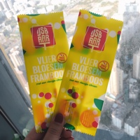 Sac d'emballage de Popsicle de crème glacée de catégorie comestible de finition mate d'OEM avec l'encoche de larme