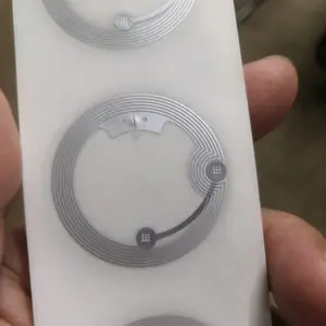 Trống NFC Tag213 Sticker Dia38mm NFC RFID Inlay Ướt