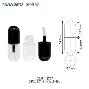 Mini flacon de teinture à lèvres de 3 ml, design personnalisé de pilule, tubes de gloss à lèvres mini de 3 ml avec boîte - Product Image 2