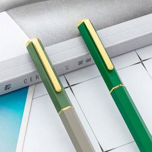 Bolígrafos Promocionales Personalizados al por Mayor, de 0.5 mm, con Logotipo, Cuerpo Hexagonal, Multicolores, para Hoteles, Empresas y Publicidad - Product Image 2
