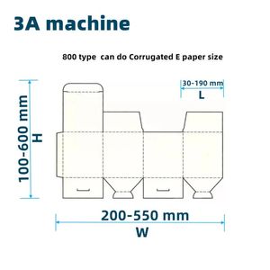 CQT@800 Cardboard/corrugated Straight Line Box Mini <b>Folder</b> Gluer Machine Automatic <b>Folder</b> Gluer Machine Gluing Machines - Product Image 2