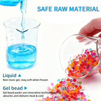 Compresse réutilisable multifonctionnelle en gel PVC de classe I, compresse chaude et froide, 11x10cm, 60g, pour soulager la douleur et la thérapie