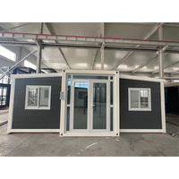 Vente directe d'usine de maisons mobiles Plans de maison 3 chambres à coucher maison pliante conteneur vivant avec décoration de villa