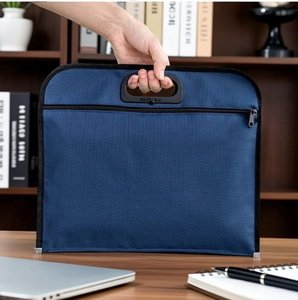 Borsa Regalo per Tabacco, Borsa Portadocumenti Portatile, Borsa per Conferenze, Astuccio con Cerniera, Cartella Portadocumenti, Valigetta da Uomo per Affari, LOGO Personalizzato - Product Image 3