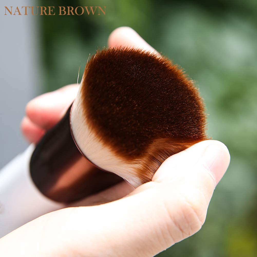 HAPPITON Flat Top Kabuki Foundation Pinsel – Synthetisch, Dicht, Für Makelloses Make-up