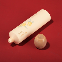 Tube Kosmetik Cetak Warna Penuh Estetika Oriental 100ml dengan Tutup Lipat Kustom untuk Pembersih Wajah dan Losion Bayi