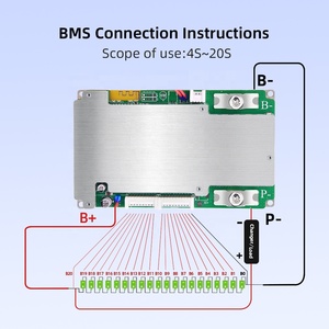 Xj BT có thể 16S 48V thông minh BMS 8S 24V LiFePO4 RS485 mạch tích hợp mới và độc đáo BMS 4S-20S 10a-80a - Product Image 5