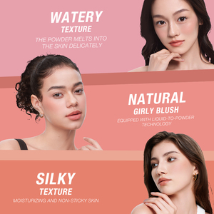 O.TWO.O Fard à Joues <span class=keywords><strong>Liquide</strong></span> Longue Tenue Imperméable, Maquillage Visage Végétalien et Sans Cruauté Animale - Product Image 5