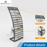 Boya — étagères de présentation personnalisées en marbre et Quartz, présentoirs de comptoir, en céramique, pour construction de carrelage, pierre de sol