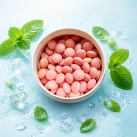 Bonbons à la menthe sans sucre au xylitol, saveur multi-fruits glacés, 60g, fabricant OEM & ODM