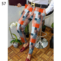 Pantalon Chino Homme Taille Mi-Haute 100% Polyester Extensible Décontracté Habillé pour Affaires – Vente en Gros
