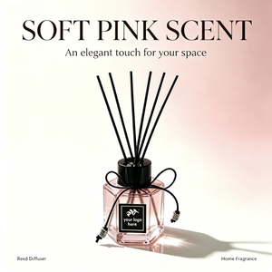 100ml Luxury <strong>Reed</strong> <strong>Diffuser</strong> <strong>Set</strong> with Custom Scent Long-lasting Fragrance for Home Office Hotel &amp; Car-OEM Wholesale - Product Image 2