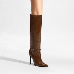 Bottines classiques <span class=keywords><strong>pour</strong></span> femmes à talon aiguille et bout pointu, polyvalentes <span class=keywords><strong>pour</strong></span> les occasions spéciales, idéales <span class=keywords><strong>pour</strong></span> l'automne, l'hiver et l'été. - Product Image 2