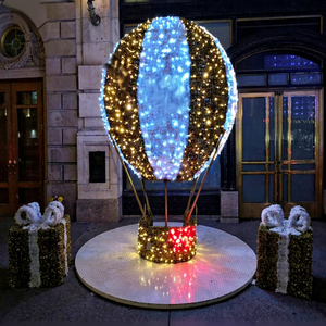 Lampes LED en forme de montgolfière IP65 avec couleurs personnalisables et contrôle multiple pour la décoration intérieure/extérieure de festivals (Diwali/Noël) - Product Image 1