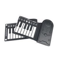 Paisen Professional Wholesale Music Folding Roll up Keyboard Piano Midi 61 Keys Toy Electronic Organ for Sale