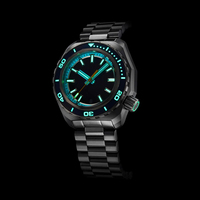 Montre De Luxe Super Time Orologio Personnalisée 300m Automatique Plongeur Chronographe Mécanique Montres Luxe Hommes Bracelet Reloj Hombre