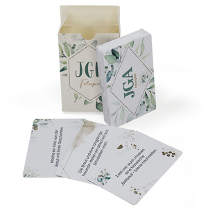 บัตรเล่นเกมแบบเรียบสำหรับผู้ใหญ่พร้อมกล่องเปล่าทำโลโก้ได้ตามต้องการ - Product Image 2