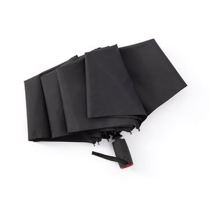 Parapluie Squelette Rouge 8 Baleines Entièrement Automatique, Protection Solaire Intégrale en Fibre, Pliable, Cadeau Publicitaire Personnalisable – Approvisionnement Direct Usine - Product Image 2