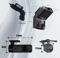 Cámara para Vehículos 4G WIFI GPS de 4 Canales, DVR con Tarjeta Micro SD de 512GB, Sistema DVR para Taxi y Camión, Grabador de Conducción, DMS, ADAS, WIFI, Visualización Remota por Aplicación