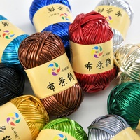 Tshirt Yarn Metallic Mixed-color Eco-friendly Polyester T-shirt Yarn, Used for Handmade Bags Tee Shirt Yarn