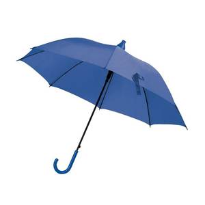 Parapluie bleu 190T avec système anti-chute, 8 baleines, ouverture automatique, commande semi-automatique, design décontracté/bohème/transitional, nouveau design, D=103cm - Product Image 1