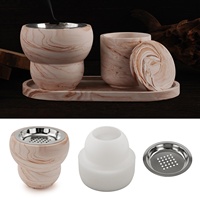 CARATTE Lot de 3 moules pour bougies d'aromathérapie en forme de gourde en résine de gypse pour jardinière de fleurs en silicone