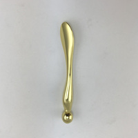 Petite cuillère spatule en alliage de zinc pour le visage, rouleau pour crème pour les yeux, masques faciaux, logo personnalisé, certifié ISO9001, emballé