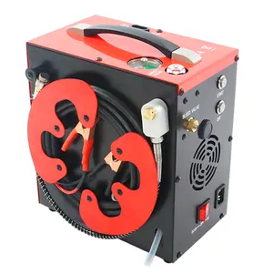 GX-E-CS3-I 320 bar Built-in power supply with Pressure gauge for hunting for diving high pressure air pcp compressor