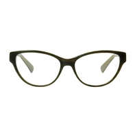 Nouvelle monture optique en acétate carrée œil de chat à monture complète personnalisée unisexe pour toutes les formes de visage, élégante, polyvalente, décontractée, tendance, extérieur